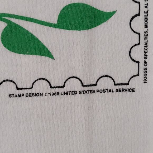 Vintage 1988 US-Stamp Notes Shirt Womens Large 20x26 USA - Picture 8 of 15